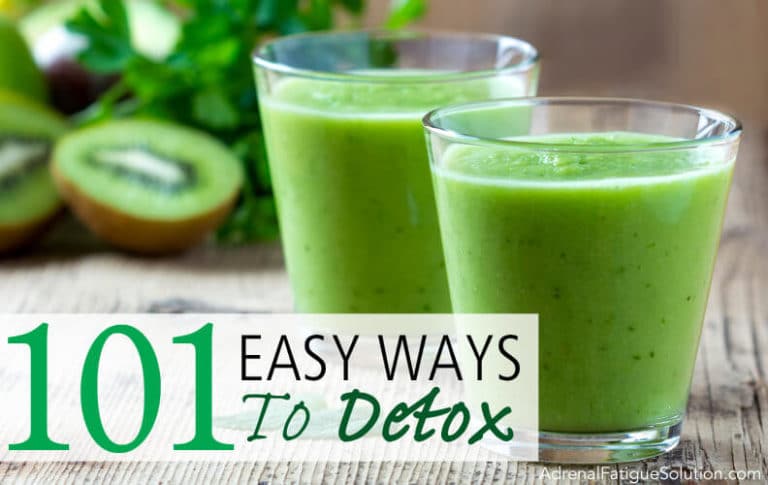 101 Easy Ways To Detox | Adrenal Fatigue Solution