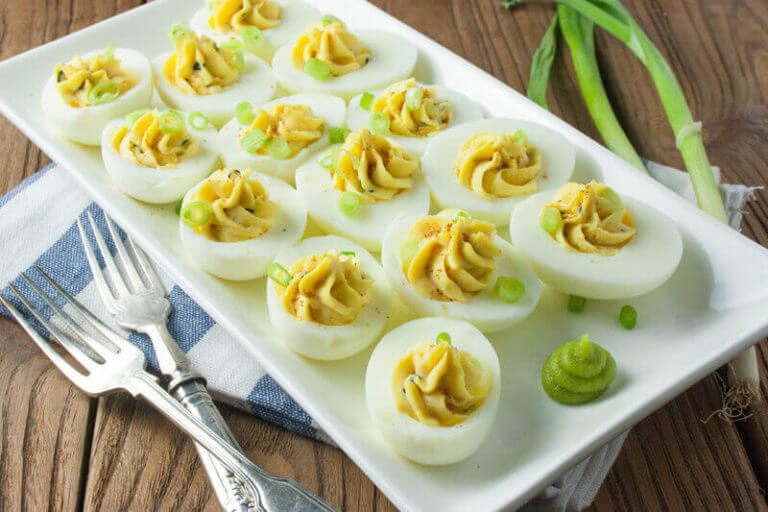 Wasabi Deviled Eggs Adrenal Fatigue Solution