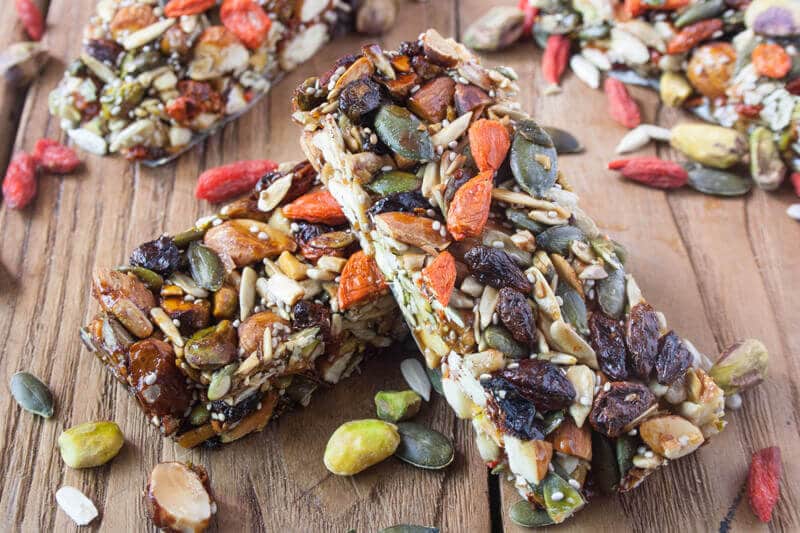 Goji Berry Nut Bars Adrenal Fatigue Solution