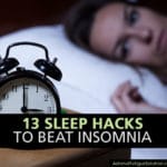 Sleep hacks for insomnia