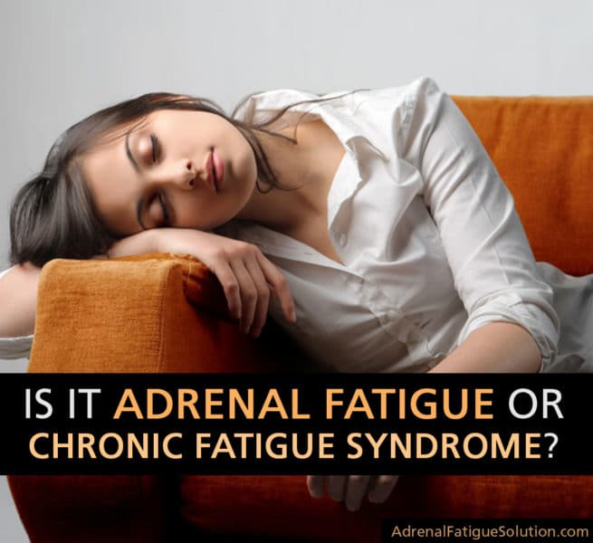 Adrenal fatigue and chronic fatigue